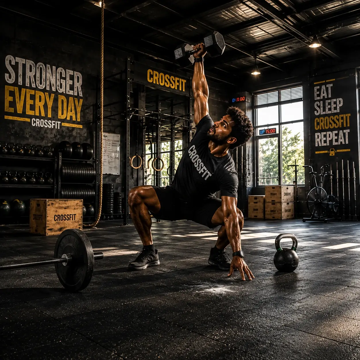 CrossFit zone at Ryper Fitness, Kannauj
